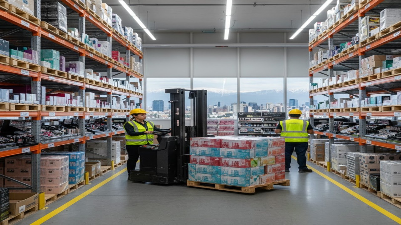 Gruero y Apilador Eléctrico